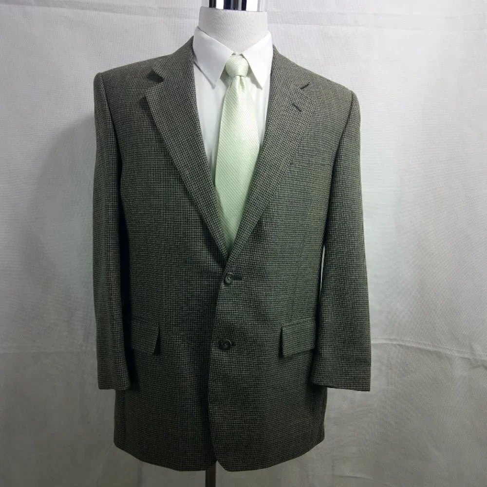 Jos A Bank 41R Suit Blazer Sports Coat Multi Color